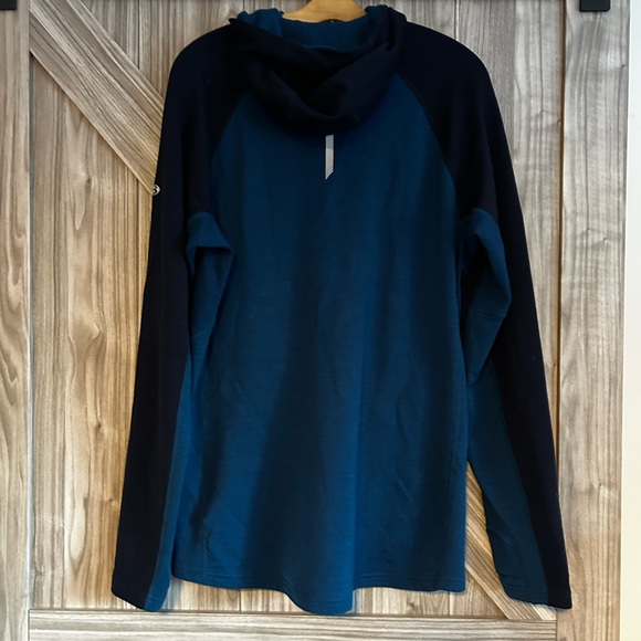 Icebreaker Zip Hood – Men's Large (Navy/Deep Blue) - Picture 7 of 7